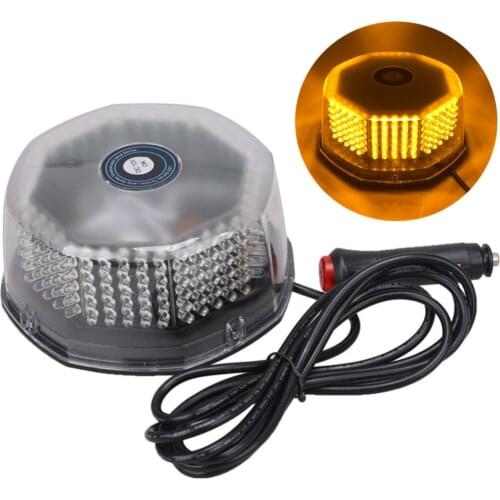 DC12V 240 LED car Waterproof Vehicle Magnetic Mounted Flashing Strobe Emergency Light Beacon Lamp Police Warning lighting