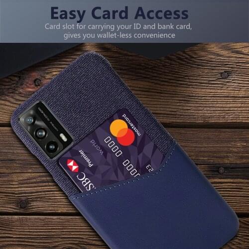 Febric Card Holder Cover For OPPO Realme X7 Pro Ultra Funda Cloth Texture Antiskid Case For Oppo Realme X7 X7pro Ultra Coque