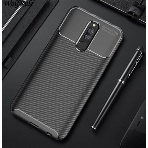Case For Xiaomi Redmi 8 Case Cover Capa Luxury Carbon Fiber Bumper Shockproof Silicone Phone Case For Xiaomi Redmi8 8 8A Funda