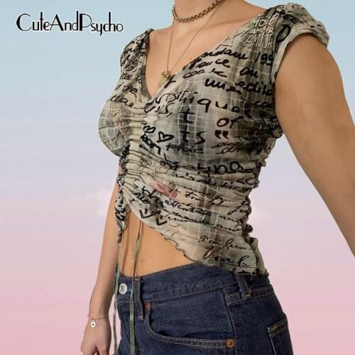 Женские футболки с надписями Cuteandpsycho China At AliExpress