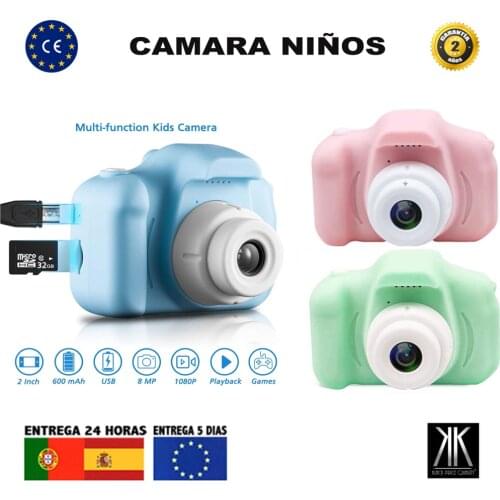 Kids camera, educational toys for regal Mini Digital camera 1080P video projection screen 2 inch Klack