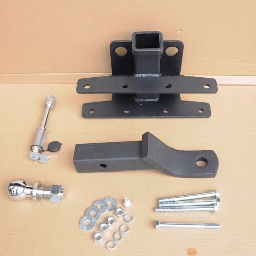 2inch Receiver Towing Trailer Hitch Tow Hook Kit For Jeep Wrangler 2007-2016 08 09 11 13 14 15 [QPA285]