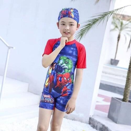 2019 Summer Baby Boy Swimwear One Pieces Boys Swimsuit UPF50 Cute Whale Print Stripes Children Swimsuits Bathing Suit Beachwear