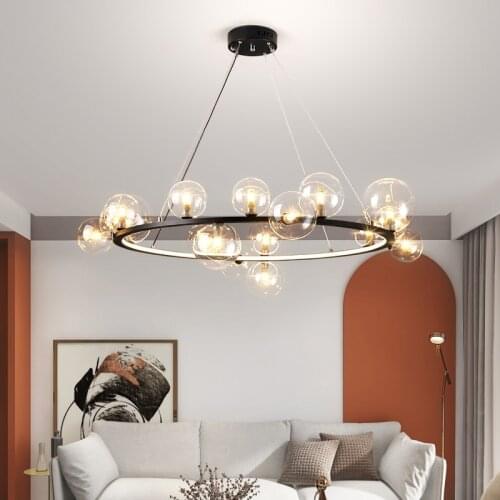 5 Clear Glass LED Pendant Lights Aisle Light Bedroom Dining room Pendant Lamp 110/220V Nordic Home Hanging Light Fixtures