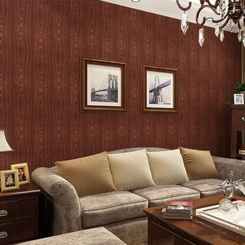 Wood Grain Stickers Wardrobe Cabinet Table Furniture Renovation Wallpaper Self-Adhesive PVC Waterproof Decor Film papier peint