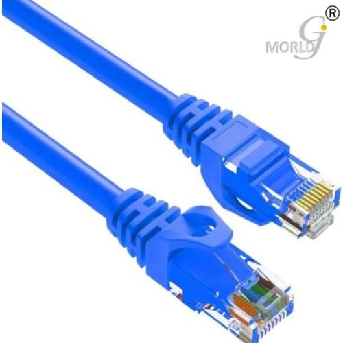 16.5FT 33FT 66FT Cheap CAT5E UTP Blue Round Cable Ethernet Cables Network Wire RJ45 Patch Cord Made In China