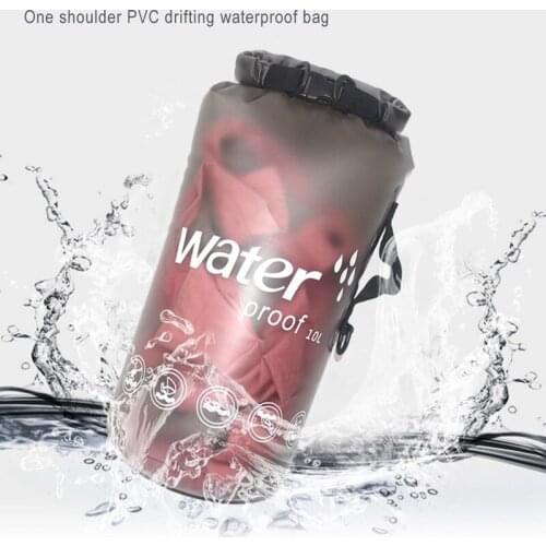Translucent Ultra-thin Waterproof Backpack PVC Swimming Water Sports Waterproof Bucket Clothes Phone Keys Holders Tekking