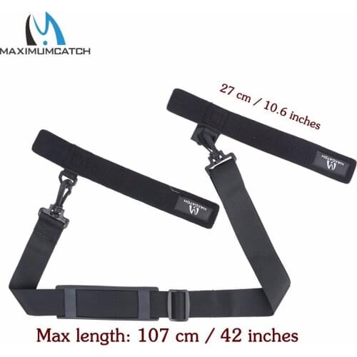 Maximumcatch Adjustable Fishing Rods Carry Strap Fishing Tackle Shoulder Belt Fishing Rod Holder