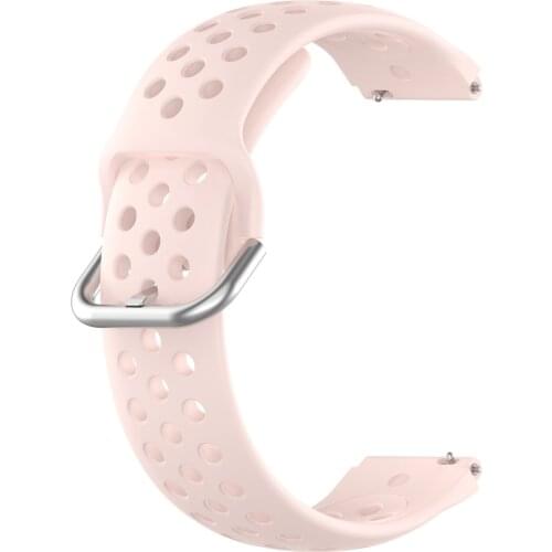 22mm Silicone Replacement wirstband For Ticwatch Pro Breathable watchband Strap for Ticwatch E2/S2 band Bracelet