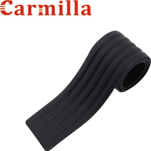 Carmilla Rubber Rear Guard Bumper Protector Trim Cover For Subaru XV Forester Outback Legacy Tribeca Impreza WRX BRZ
