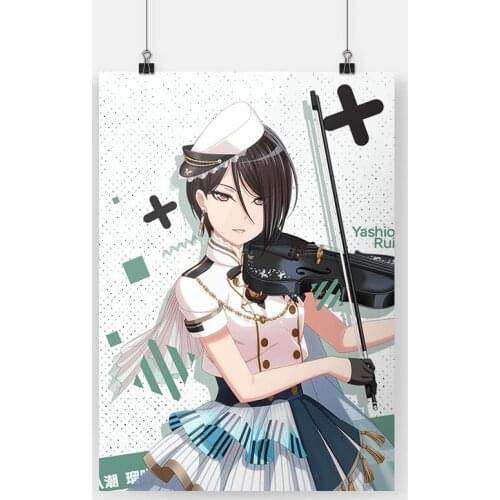 Modern Home Decor Poster Print Yashio Rui BanG Dream Anime Picture Nordic Wall Art Canvas Painting Wall Decor Living Decor Frame