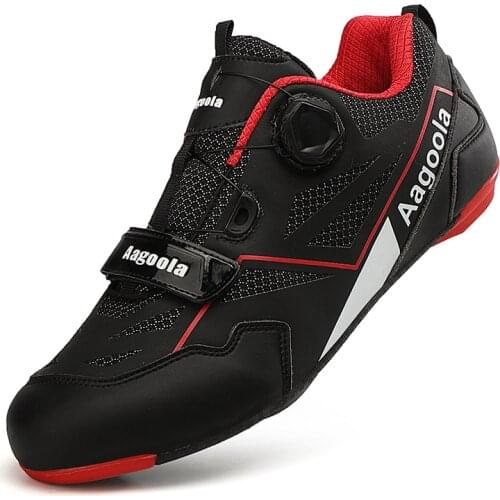 TaoBo Brand Aagoola Road Cycling Shoes Size 47 Pro Self-locking Ultra Light Outdoor Waterproof Quick Lacing Sports Shoes