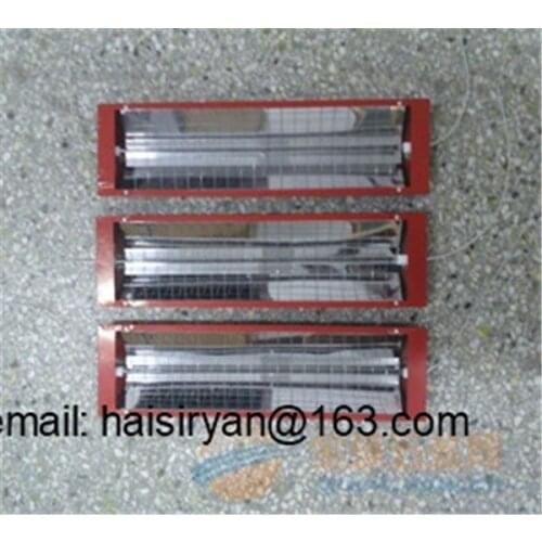 Tubular heating elements for infrared radiant heatersheating elements for infrared radiant heaters