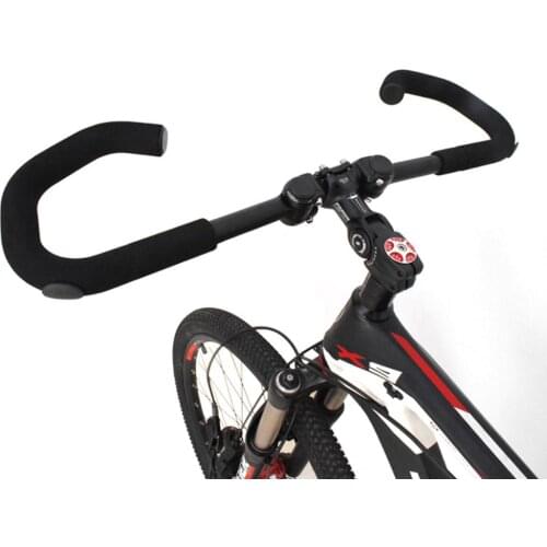 Bike Handlebar High Strength 6061 Aluminum Alloy T6 Heat Treatment Bicycle Handlebar 25.4 x 620mm For MTB bicycle 180°rotation