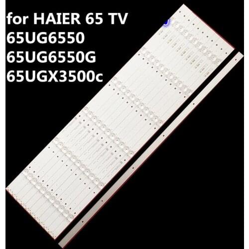 100% New 12pcs/Kit LED strips for HAIER 65 TV 65UG6550GA 65UGX3500 LVU650CSDN CRH-K65C8003030T12066BT-REV1.0 W