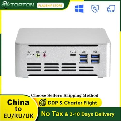 2020 Cheap Gaming Mini PC Computer System Unit Intel i7-7820HK i5-7300HQ 2*DDR4 M.2 NVME Office PC HTPC 4K HDMI DP Type-C WIFI