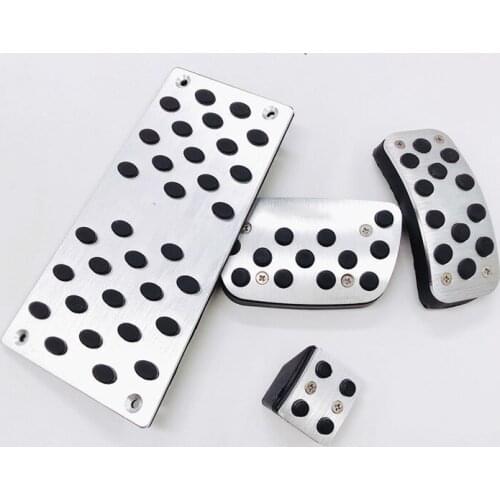 Car Accessory For TOYOTA HIGHLANDER 2008-2016 AT Auto Accelerator G Brake Footrest Pedal Pedals Stickers Styling Plates Pad