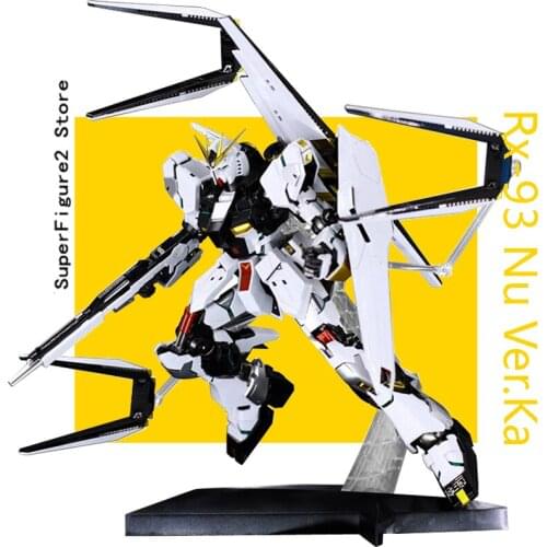 B A N D A I metal color MG 1/100 Rx-93 Nu Ver.Ka NEW Assembly model Action Figure Toys