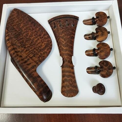 BATESMUSIC 4/4 New 1 set 4/4 violin parts, Excellent violin old snake wood Accessories AAA level