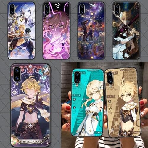 Genshin Impact Lumine Game Phone case For Huawei Honor 6 7 8 9 10 10i 20 A C X Lite Pro Play black trend hoesjes 3D cover