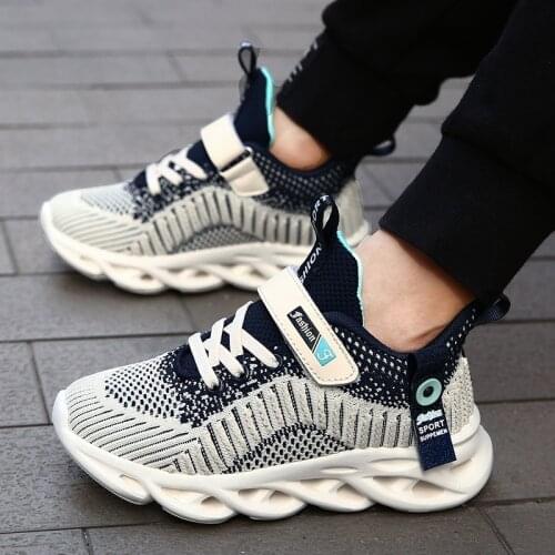 Kids Running Shoes Boys Sneakers Brand Outdoor Hollow Sole Children Shoes Bounce Design Girls Tenis Infantil School Sport Shoes