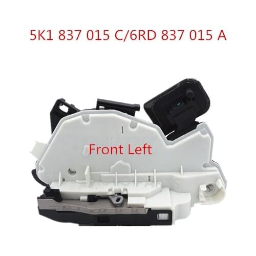For VW Golf MK6 MK7 Passat B7 Polo Skoda Yeti Door Lock Latch Actuator Driver Side Front Left 5K1 837 015 C/6RD 837 015 A