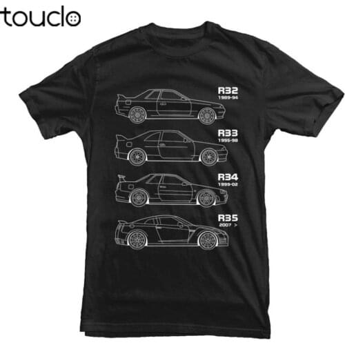 Japanese Classic Car Gtr Skyline Tshirt for Drift Fans T Shirt 2019 New Men Hot Fashion Solid T Shirt Logo T Shirts