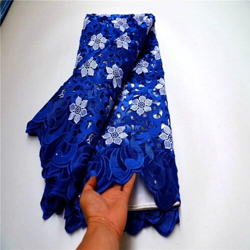 Hot Sell 100% Cotton Embroidery Nigerian Swiss Voile Lace Perfect Quality Dry Lace Trim For Woman Wedding Dress CLP-664