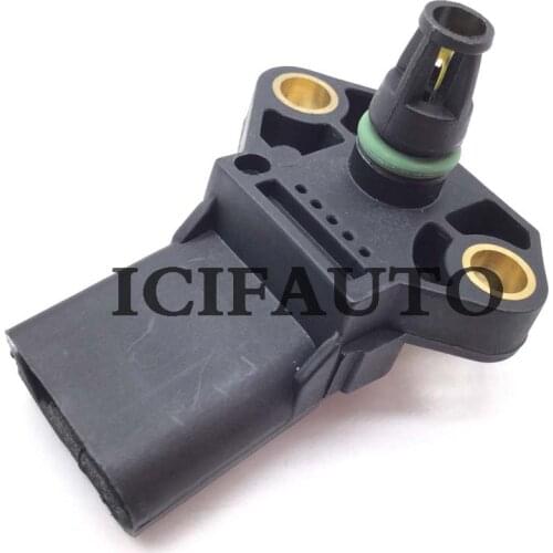 Pressure Sensor MAP For Audi A1 A2 A3 A4 A6 S6 A8 Seat Alhambra Altea Cordoba Ibiza Leon Toledo 1.2 1.4 1.8 1.9 2.7 3.0 TSI/TDI