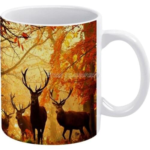 Art Tattoo Faune Flore Animaux Coffee Mugs 330ml Creative Travel Mug and Cup Office Drinkware Mugs Tazza Animaux Faune Flore Nat