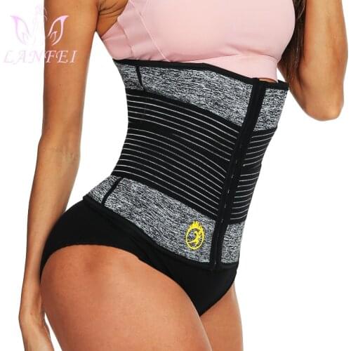 LANFEI Neoprene Waist Trainer Corset Body Shaper Belly Reducing and Shaping Girdles for Women Weight Loss Sweat Belts Shapewear