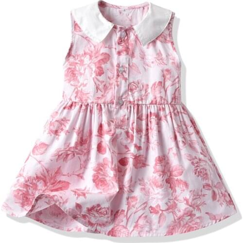 Newest Summer Dress Toddler Baby Girls Short Sleeve Bunny Flower Print Skirt Dress Princess Dress Vestido Infantil Cute Dresses