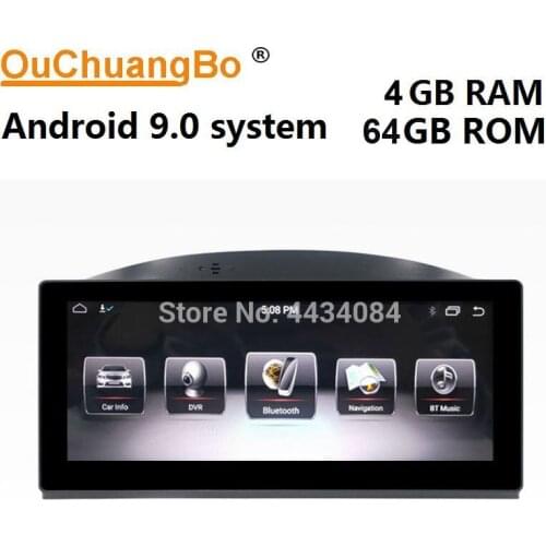 Ouchuangbo PX6 car gps navigation system for Volvo S80 2012-2015 with 8 core 4GB+64GB androdi 9.0 system