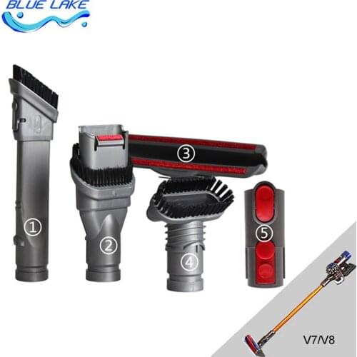 Vacuum Cleaner brush,adapter,5 in 1 sets, Multi-purpose Clean all corners, V7 V8. for dyson vacuum cleaner parts