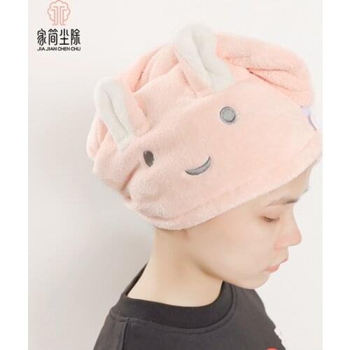 Super Absorbent Reusable Towels Shower Cap Microfiber Bath Quick Dry Hair Towel Drying Soft Bath Towel Lovely Turban