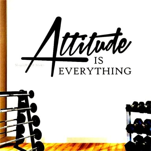 Haltung ist Alles Wand Aufkleber Vinyl Kreative Büro Klassenzimmer Inspirational Motivation Zitat Decor Abnehmbare