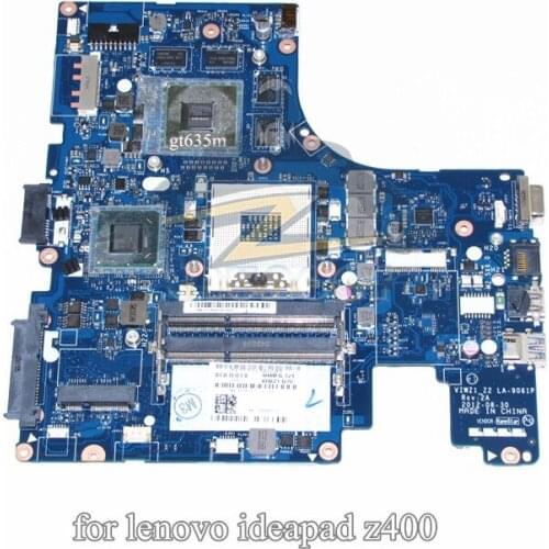 LA-9061P REV 2A for lenovo ideapad z400 laptop motherboard 14.1'' HM76 GPU gt635m DDR3