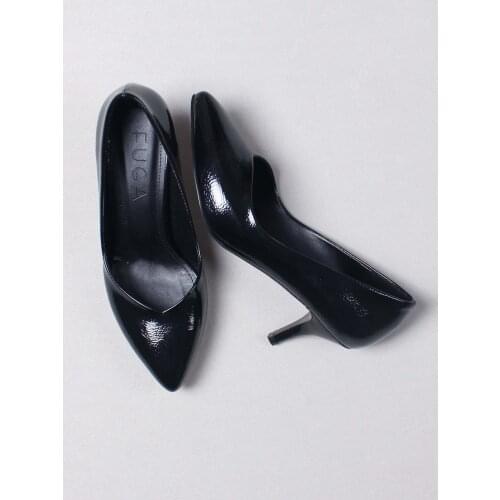 Womens High-Heeled Black Daily Casual Low Heel Stiletto Shoes 2021 Summer Season