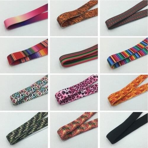 1M 25-38mm Camouflage Leopard Elastic Band Elastic Ribbon Waist Band Apparel Bags Shoes Home Textile Sewing Accessories DIY