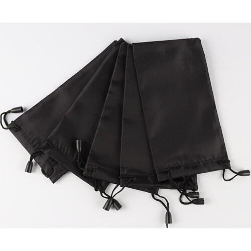 10 PCS Black glasses Bag Drawstring glasses cloth bag portable storage bag accessories bag sunglasses wholesale