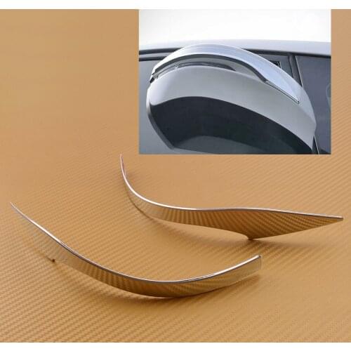 2Pcs/Set Car Silver Rearview Mirror Side Strip Cover Trim Decoration Fit For Honda Odyssey US Model 2018 2019 2020 2021