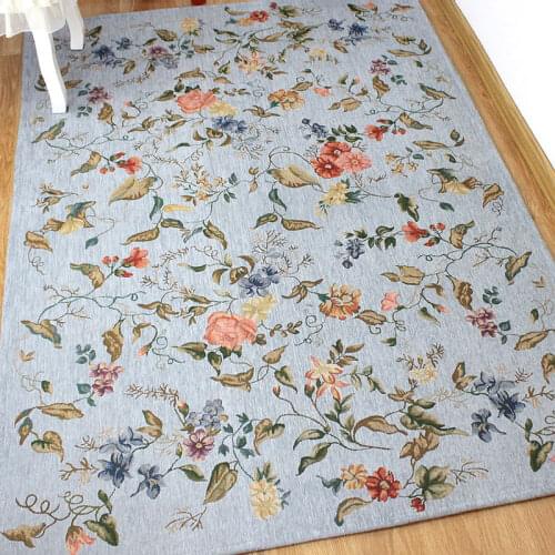 200X290cm Large European Simple Rural Countryside Carpet For Living Room Flower Bedroom Rugs And Carpets Door Mat Coffee Table