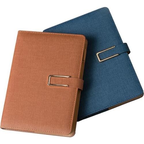Logo Name Custom A5 PU Leather Notebook Travelers with Buckle Planner Memo Notepad Diary School Office Supplies Box Gift