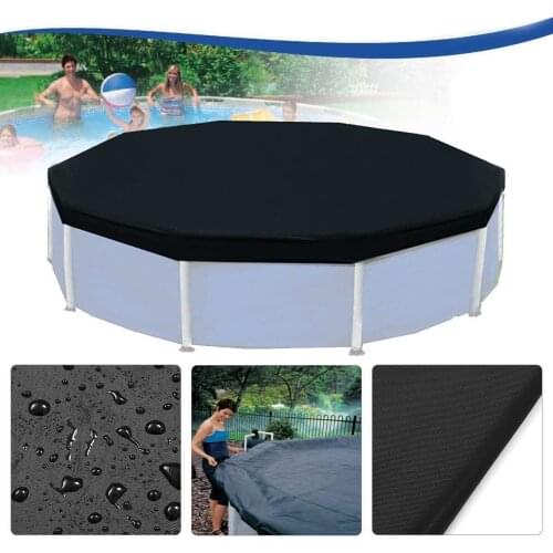 3.6m 12 Feet Protective Black Pool Cover for Above Ground Frame Inflatable Swimming Pools Foor Cloth ground Fabric