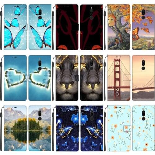 For Xiaomi Redmi 8 Case Flip Leather Cover Phone Case With Magnetic Wallet Stand