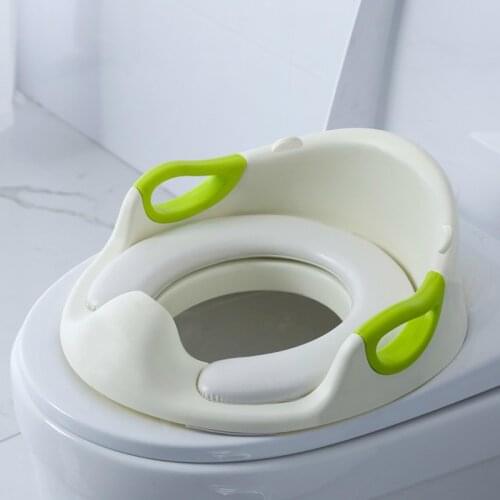 Baby Potty Toilet Training Seat Convenient Detachable Baby Loo Safety Non-slip Toilet Accessories with Armrests for Kids 1-7 Age