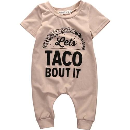 Kids Baby Boys Girls Warm Infant Long Sleeve O-Neck Covered Button Cartoon Letter Print Romper Jumpsuit Outfit Spring Fall 0-18M