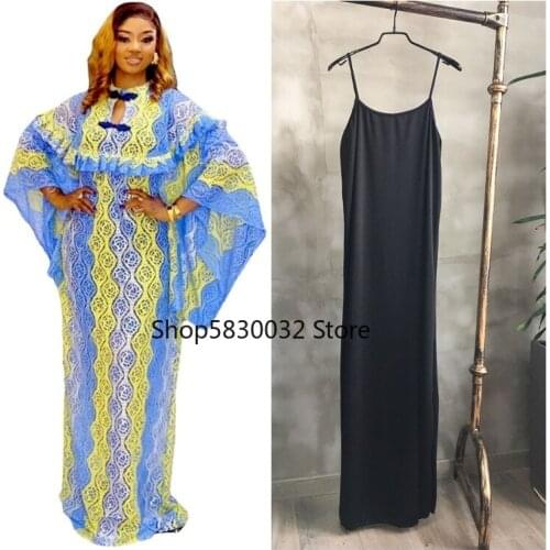 Long Maxi Dress African Print Dresses for Women 2021 Summer African Clothes Dashiki Sexy Hollow Out Boubou Robe Africaine Femme