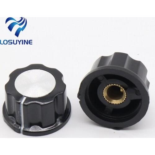 Hat MF-A03 potentiometer knob WH118/WX050 bakelite knob / copper core inner hole 6mm