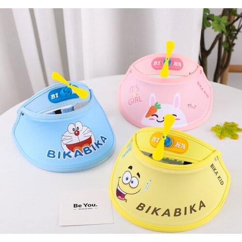 Summer Children Sunscreen Hat Protection Bamboo Dragonfly Sunshade Hat Boys And Girls Big Brim Empty Sun Hats